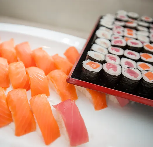 Assortment of sashimi 